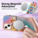 iPhone 15 Plus Marble Pattern Dual-side IMD Magsafe TPU Phone Case - Dream Butterfly