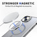iPhone 15 Plus Metal Invisible Camera Holder MagSafe Magnetic Phone Case - Grey