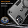 iPhone 15 Plus Metal Ring 360 Degree Rotating Holder PC Hybrid TPU Phone Case - Silver Grey