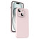 iPhone 15 Plus Microfiber Liquid Silicone Shockproof Phone Case - Pink