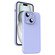 iPhone 15 Plus Microfiber Liquid Silicone Shockproof Phone Case - Purple