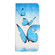 iPhone 15 Plus Oil Embossed 3D Drawing Leather Phone Case - 3 Butterflies