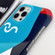 iPhone 15 Plus Painted Pattern PC Phone Case - Contrasting Blue