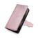 iPhone 15 Plus POLA Crossbody Chain I-Shape Buckle Sequins Leather Phone Case - Rose Gold