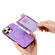 iPhone 15 Plus Retro Magsafe Cross Leather Pull-Out Card Bag Back Phone Case - Purple