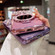 iPhone 15 Plus Rhinestone Mirror Glitter MagSafe TPU Phone Case - Night Purple