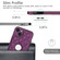 iPhone 15 Plus Rhombic Leather Back Cover Phone Case - Dark Purple