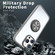iPhone 15 Plus Ring Holder PC Hybrid TPU Phone Case - Grey