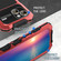 iPhone 15 Plus R-JUST Life Waterproof Dustproof Shockproof Phone Case - Red