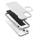 iPhone 15 Plus Rubber Oil Surface Solid Color Phone Case - White