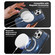iPhone 15 Plus Shield Multi-functional MagSafe Card Bag Phone Case - Blue