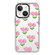 iPhone 15 Plus Simple Illustration Pattern Full Coverage Phone Case - Smile Flower A
