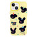 iPhone 15 Plus Skin Feeling Jelly TPU Hybrid PC Phone Case - Puppy Hat Yellow