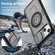 iPhone 15 Plus Sliding Camshield TPU Hybrid PC Magnetic Holder Phone Case - Grey