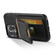 iPhone 15 Plus Suteni H03 Oil Wax Leather Wallet Stand Back Phone Case - Black
