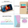 iPhone 15 Plus Tricolor Stitching Horizontal Flip Leather Phone Case - Blue