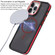 iPhone 15 Plus Two-color Frosted MagSafe Magnetic Phone Case - Black