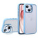 iPhone 15 Plus U1 Invisible Lens Holder Acrylic + TPU Shockproof Phone Case - Sierra Blue