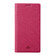 iPhone 15 Plus ViLi DMX Series Shockproof TPU + PU Leather Magnetic Attraction Horizontal Flip Case - Rose Red