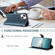 iPhone 15 Plus Voltage Ultra-thin Dot Leather Phone Case - Blue