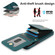 iPhone 15 Plus YM015 Crossbody Rhombic Card Bag RFID Phone Case - Green