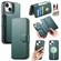 iPhone 14 / 13 CaseNeo Finger Grip Strap MagSafe Leather Phone Case - Green