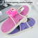 iPhone 14 / 13 Creative Plush Doll Slipper Design TPU Phone Case - Pink Bear
