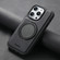 iPhone 14 / 13 Denior A14 Skin Feel Rotating Holder MagSafe Phone Case - Black