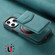 iPhone 14 / 13 Denior D20 Skin Feel MagSafe Holder Detachable Card Slot Phone Case - Blue