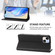 iPhone 14 / 13 RC01 Dual-Folded Magnetic Suction RFID Leather Phone Case - Black