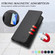 iPhone 14 / 13 RC01 Dual-Folded Magnetic Suction RFID Leather Phone Case - Black