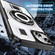 iPhone 14 / 13 Ring Holder Carbon Fiber PC Hybrid TPU Phone Case - White