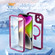 iPhone 14 / 13 Skin Feel MagSafe Holder 360 Full Body Phone Case - Rose Red
