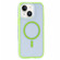 iPhone 14 / 13 Vacuum Airbag Y2 Series Transparent MagSafe Magnetic Phone Case - Fluorescent Green