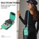 iPhone 14 / 13 Zipper Hardware Card Wallet Phone Case - Mint Green
