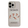 iPhone 14 2 in 1 Detachable Painted Pattern Phone Case - White Dancing