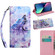 iPhone 14 3D Painting Pattern Coloured Drawing Leather Phone Case - Howling Wolf