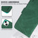 iPhone 14 ABEEL Frosted Magnetic RFID Leather Phone Case - Green