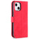 iPhone 14 AZNS Skin Feel Calf Texture Horizontal Flip Leather Case - Red