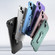 iPhone 14 Baking Varnish 360 Rotate Holder No Frame PC Phone Case - Silver