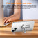 iPhone 14 Baking Varnish 360 Rotate Holder No Frame PC Phone Case - Silver
