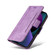 iPhone 14 BETOPNICE Dual-side Buckle Leather Phone Case - Purple