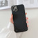 iPhone 14 Carbon Fiber Texture PC Phone Case - Black Grey