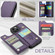 iPhone 14 CaseMe C22 Card Slots Holder RFID Anti-theft Phone Case - Purple