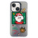 iPhone 14 Christmas Series PC Full Coverage Pattern Phone Case - CK053 Black