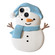 iPhone 14 Christmas Snowman Silicone Phone Case