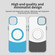 iPhone 14 Color Blocking Series MagSafe Magnetic PC Hybrid TPU Phone Case - Blue