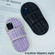 iPhone 14 Creative Flannel Slipper Design TPU Phone Case - Black