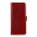 iPhone 14 Crocodile Top Layer Cowhide Leather Phone Case - Red