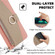 iPhone 14 Crossbody Litchi Texture Leather Phone Case - Pink